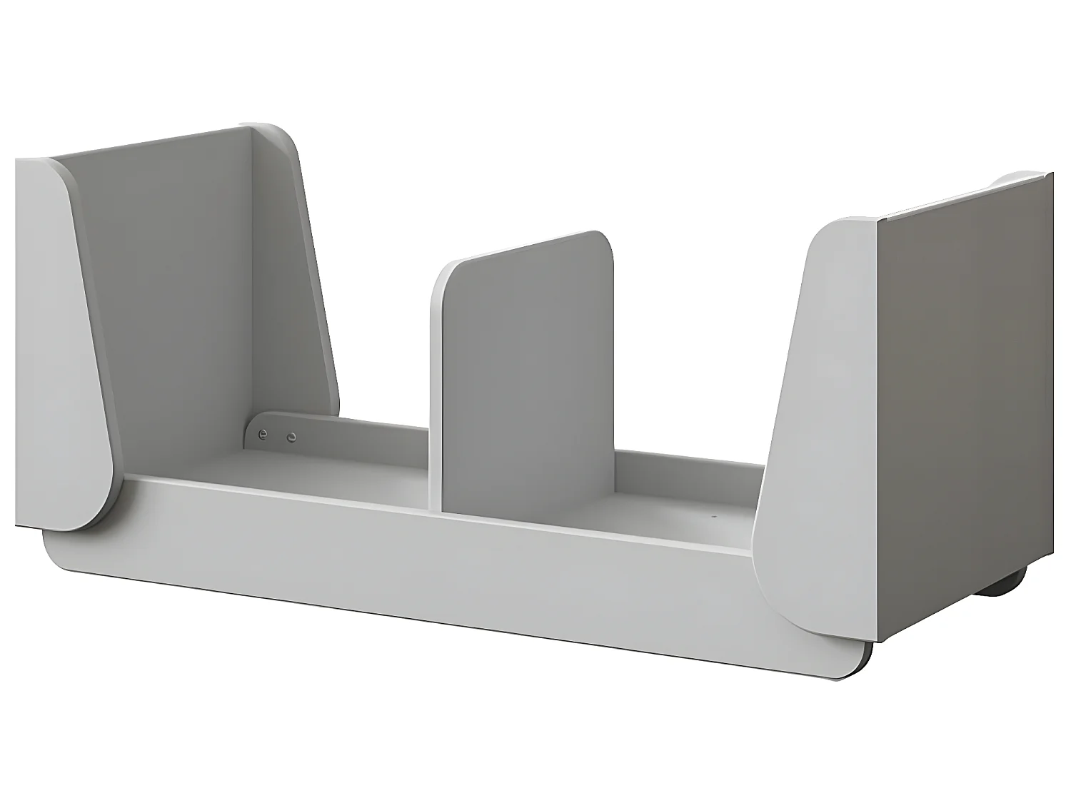 Etagere empilable  panneaux de fibres gris PIKI