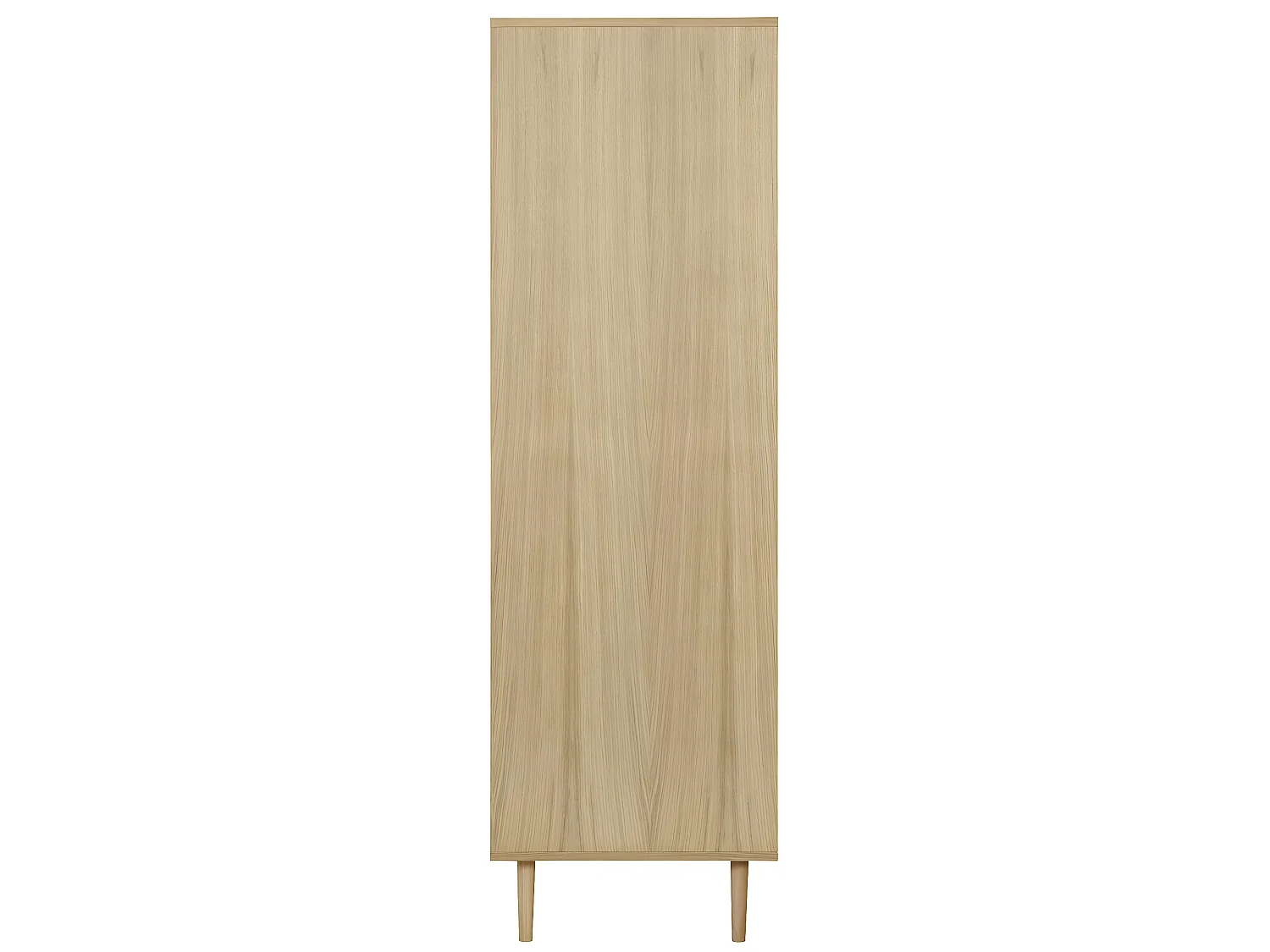 Armoire 2 portes et 2 tiroirs 194 cm bois massif bois naturel STELLA