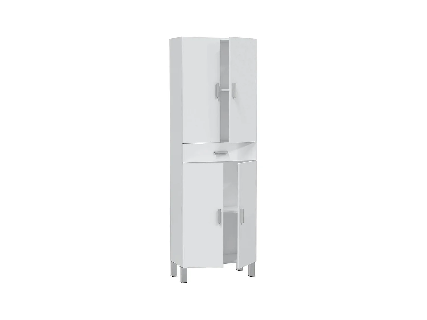 Columna Aruba para baño - 4 puertas + 1 cajón
