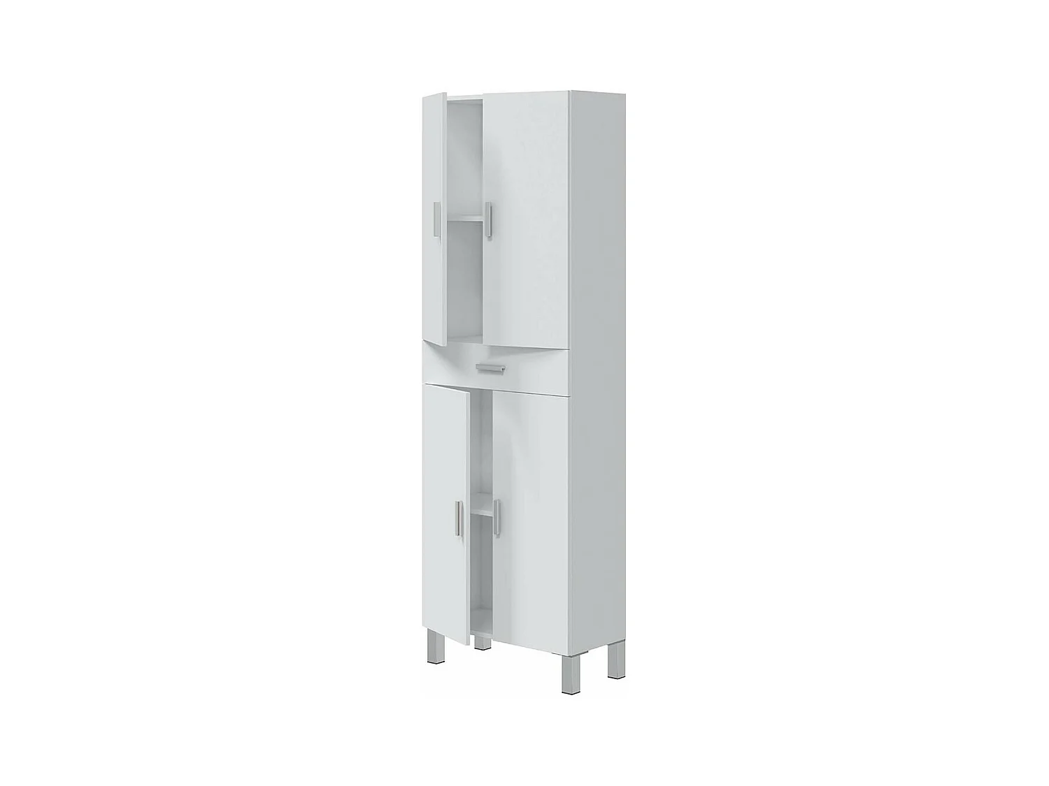 Columna Aruba para baño - 4 puertas + 1 cajón
