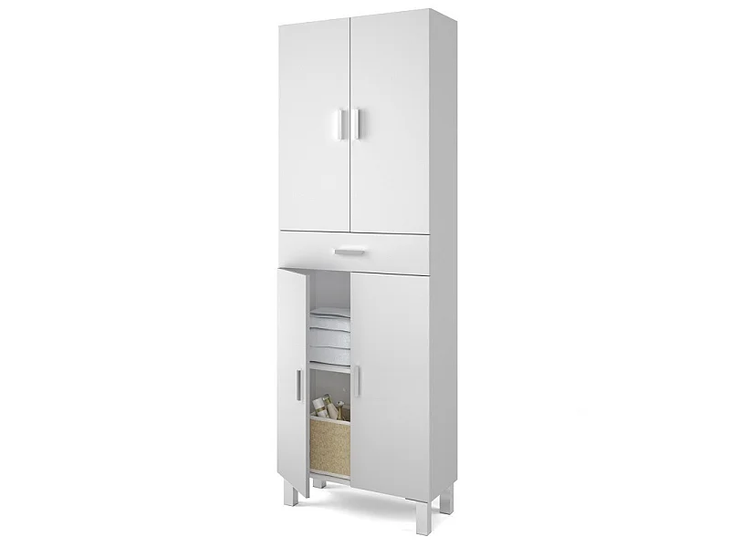 Columna Aruba para baño - 4 puertas + 1 cajón