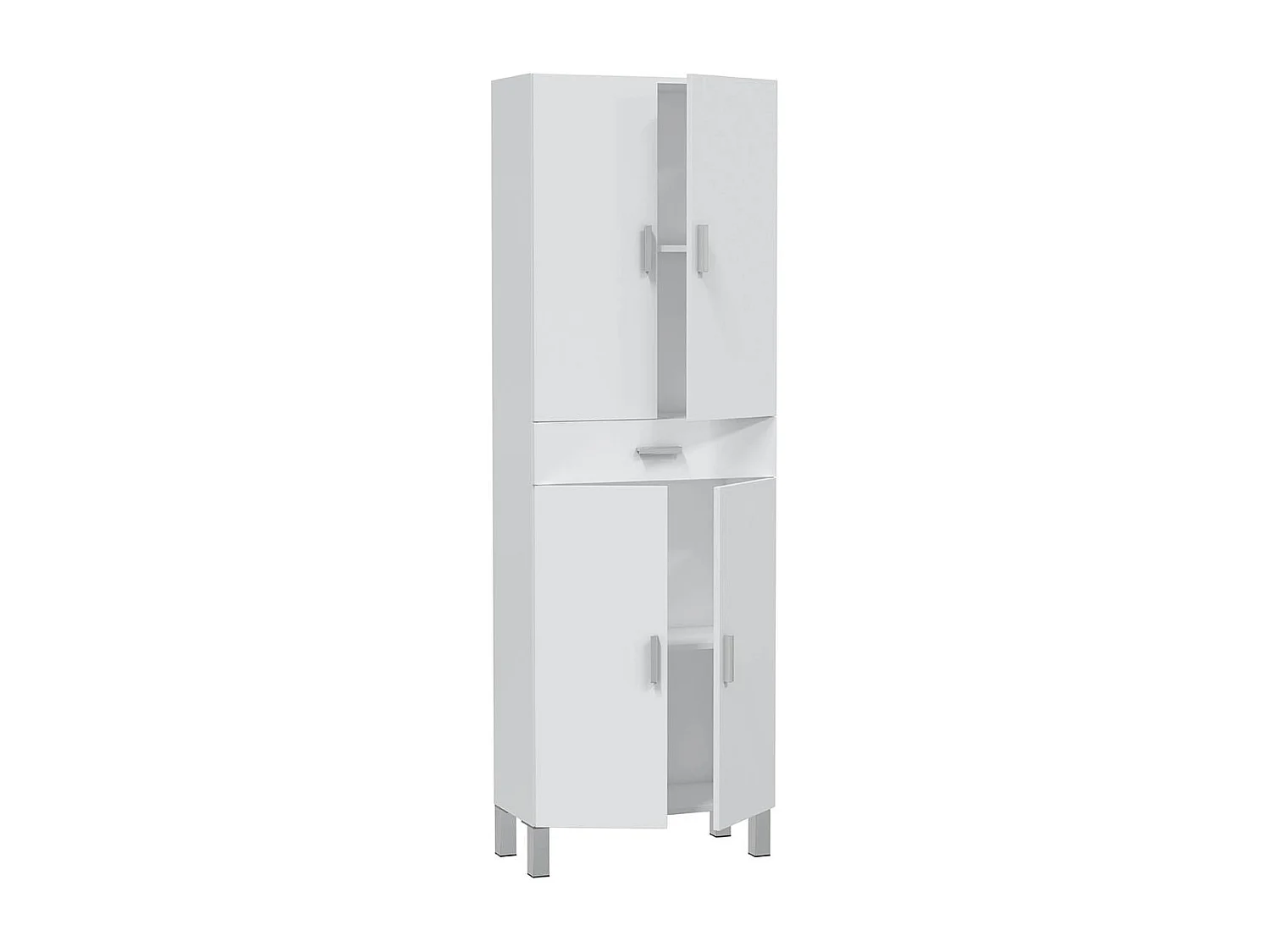 Columna Aruba para baño - 4 puertas + 1 cajón