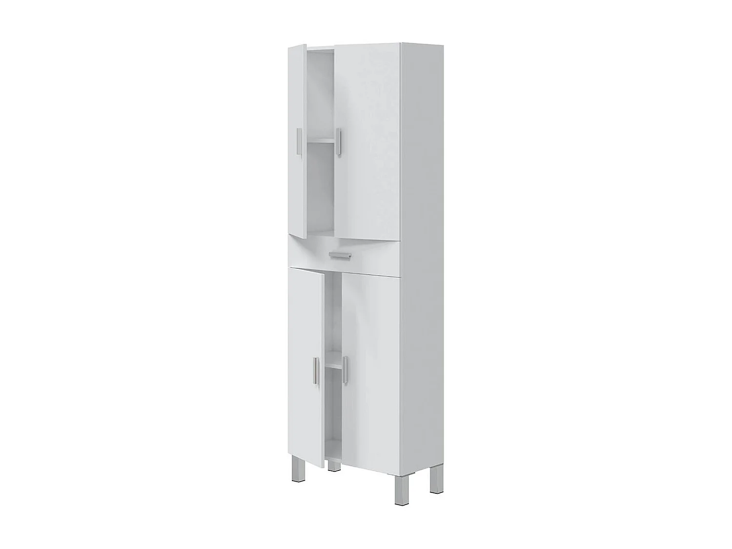 Columna Aruba para baño - 4 puertas + 1 cajón