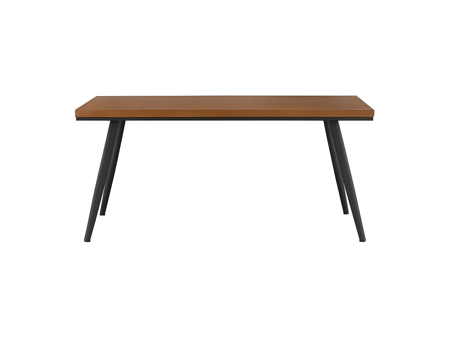 Table a manger de jardin - Acier + Bois - 160 x 80 x 74 cm