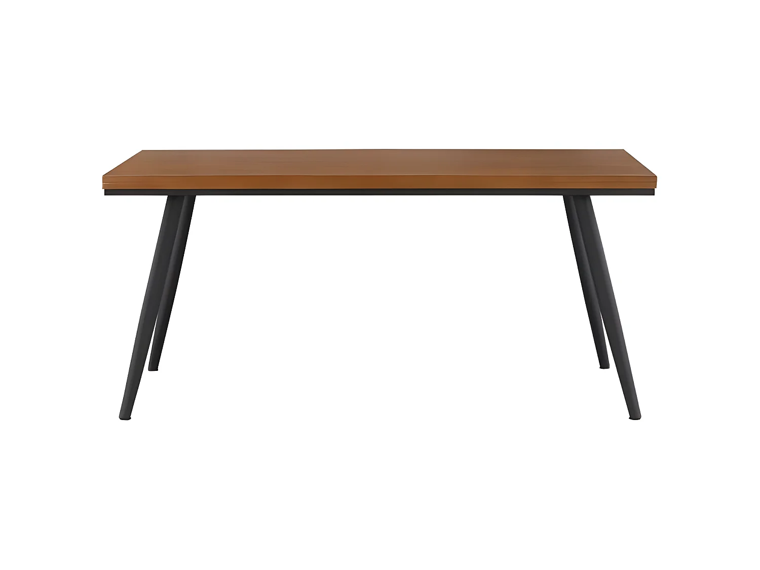 Table a manger de jardin - Acier + Bois - 160 x 80 x 74 cm