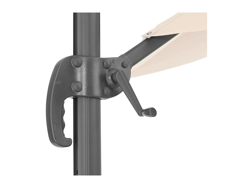 Sombrilla 300 cm beige para muebles de jardín 2208123