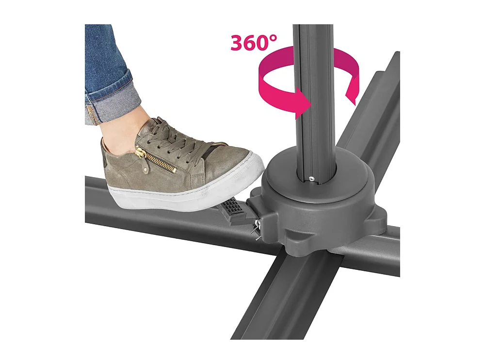 Sombrilla 300 cm beige para muebles de jardín 2208123