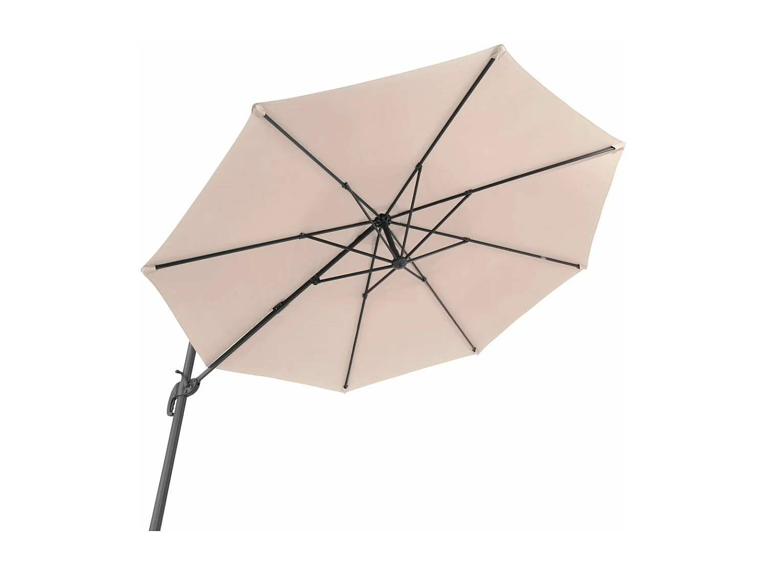 Parasol 300 cm beige beige 372 x 300 x 250 cm 2208123