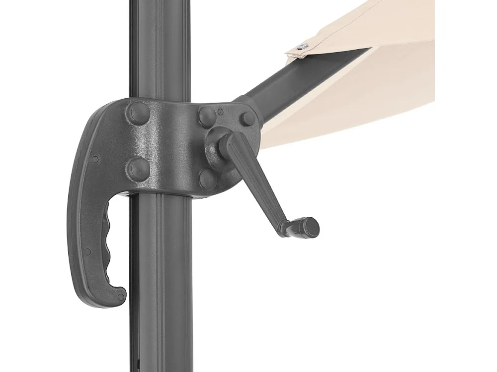 Parasol 300 cm beige beige 372 x 300 x 250 cm 2208123