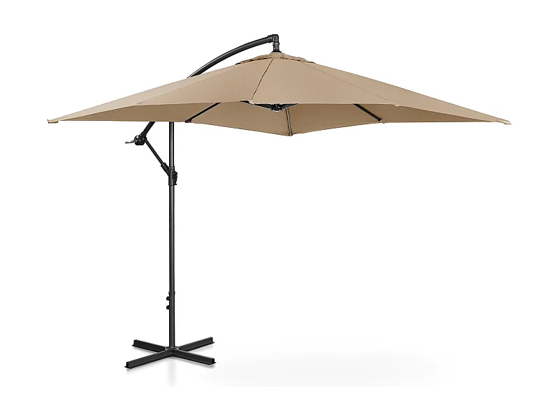 Parasol déporté - taupe 315 x 249 x 262 cm 14_0007588