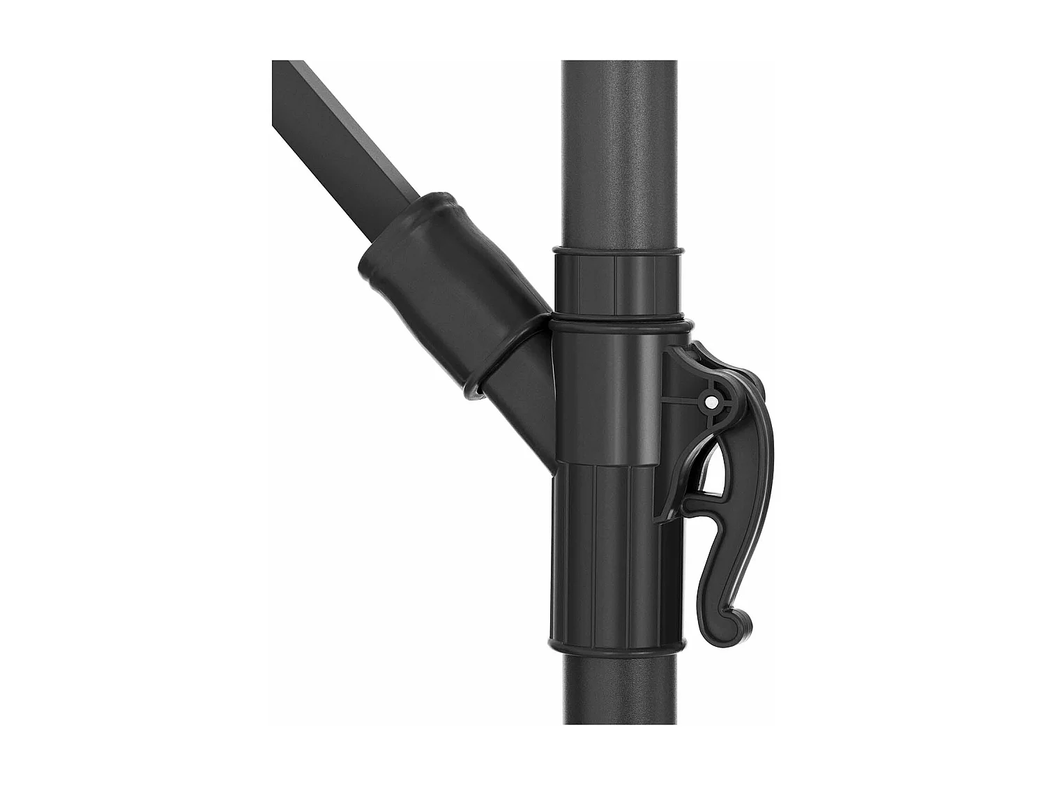 Sombrilla redonda desplazada diámetro 300 cm burdeos inclinable 14_0007599