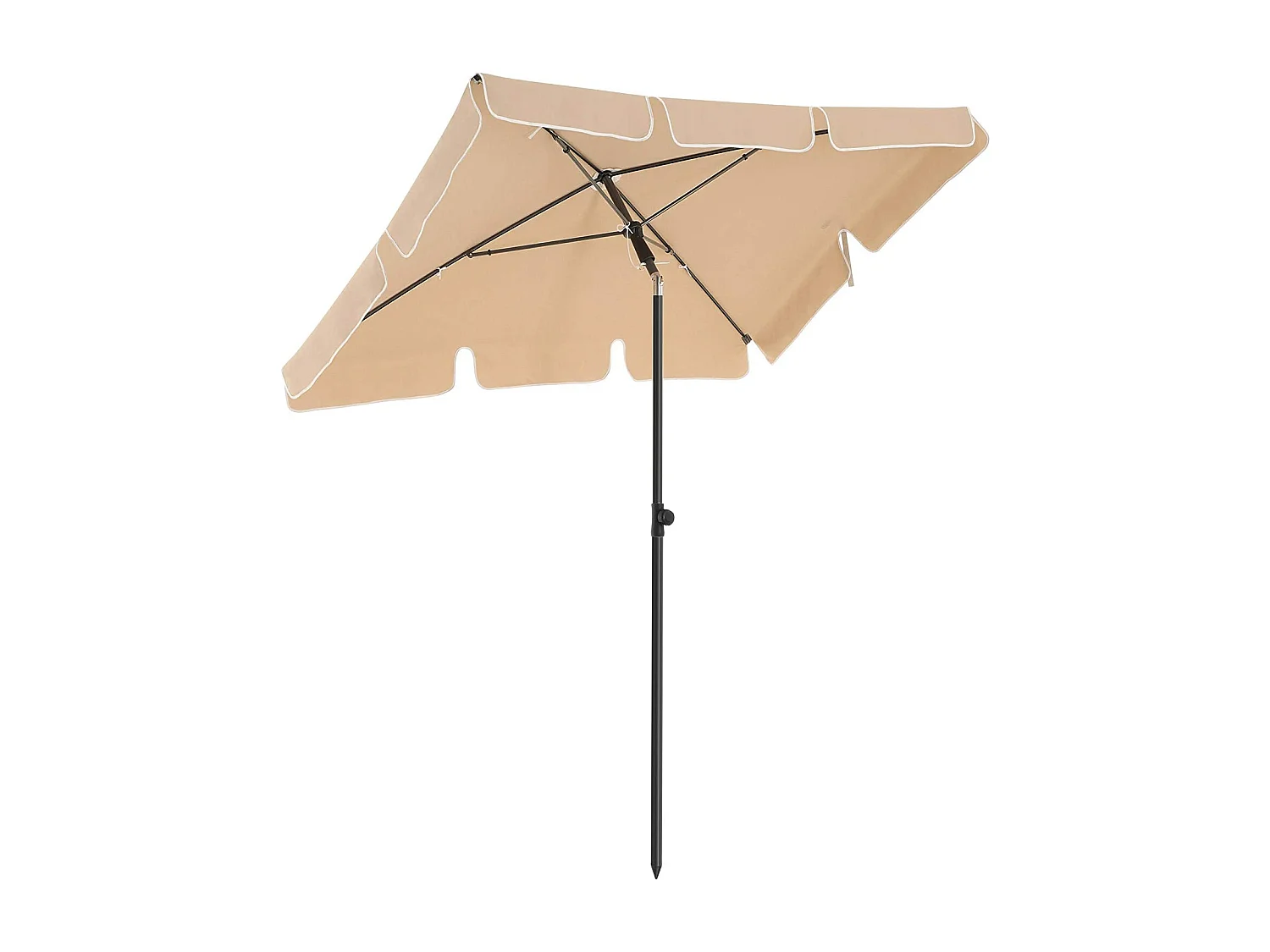 Parasol de balcon rectangulaire 200 x 125 x 240 cm 12_0000800