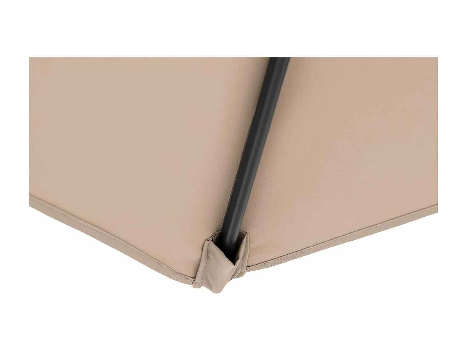 Sombrilla rectangular desplazada 250 x 250 cm inclinable crema 14_0007585