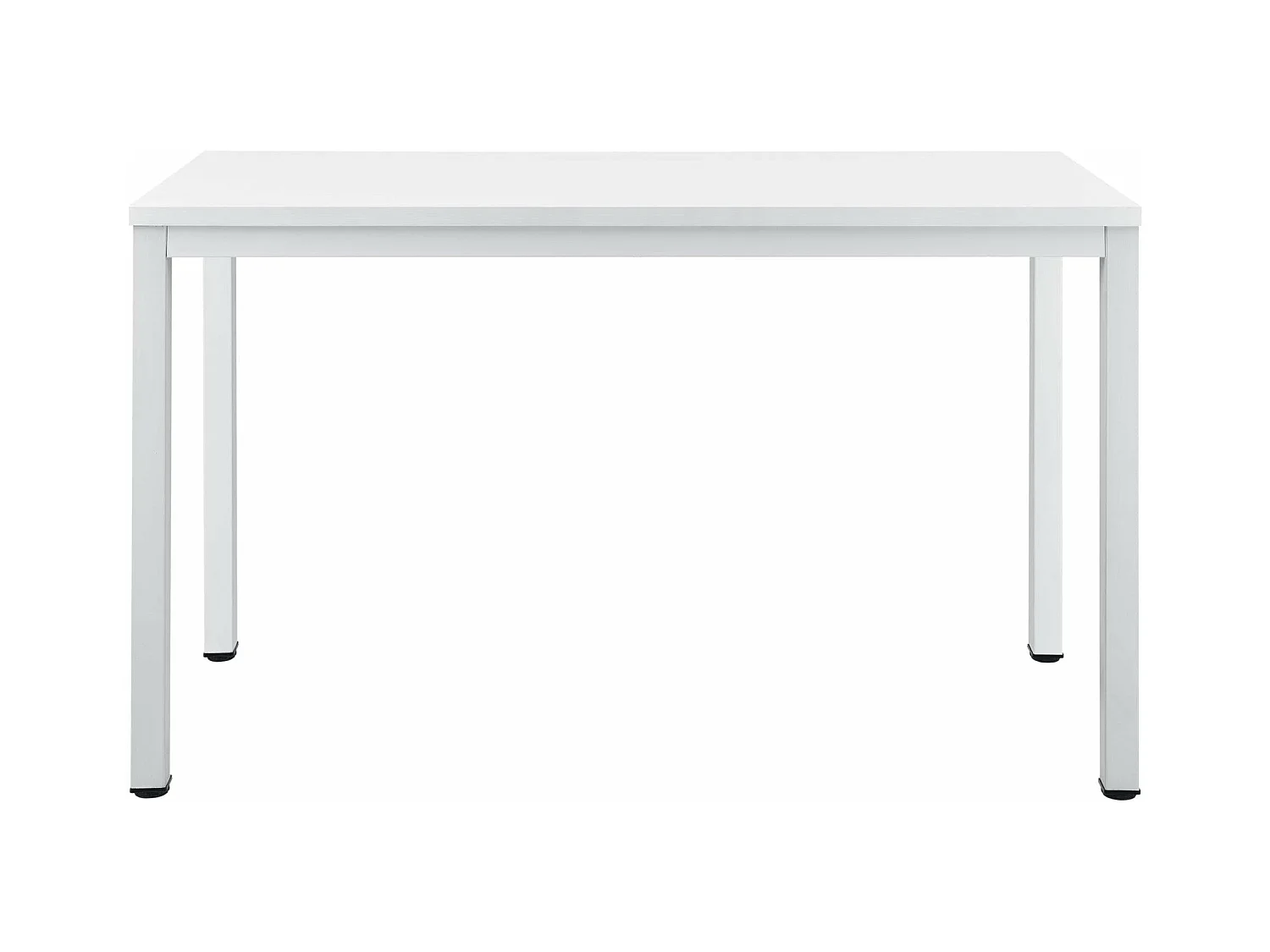 Bureau réglable d'ordinateur poste blanche 120 x 60 x 75 cm 03_0001158