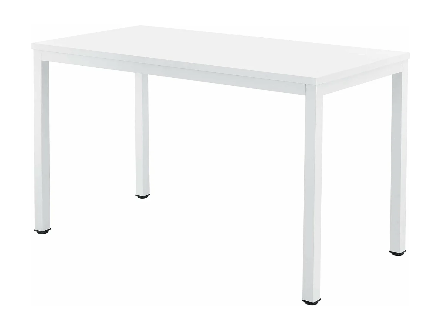 Bureau réglable d'ordinateur poste blanche 120 x 60 x 75 cm 03_0001158