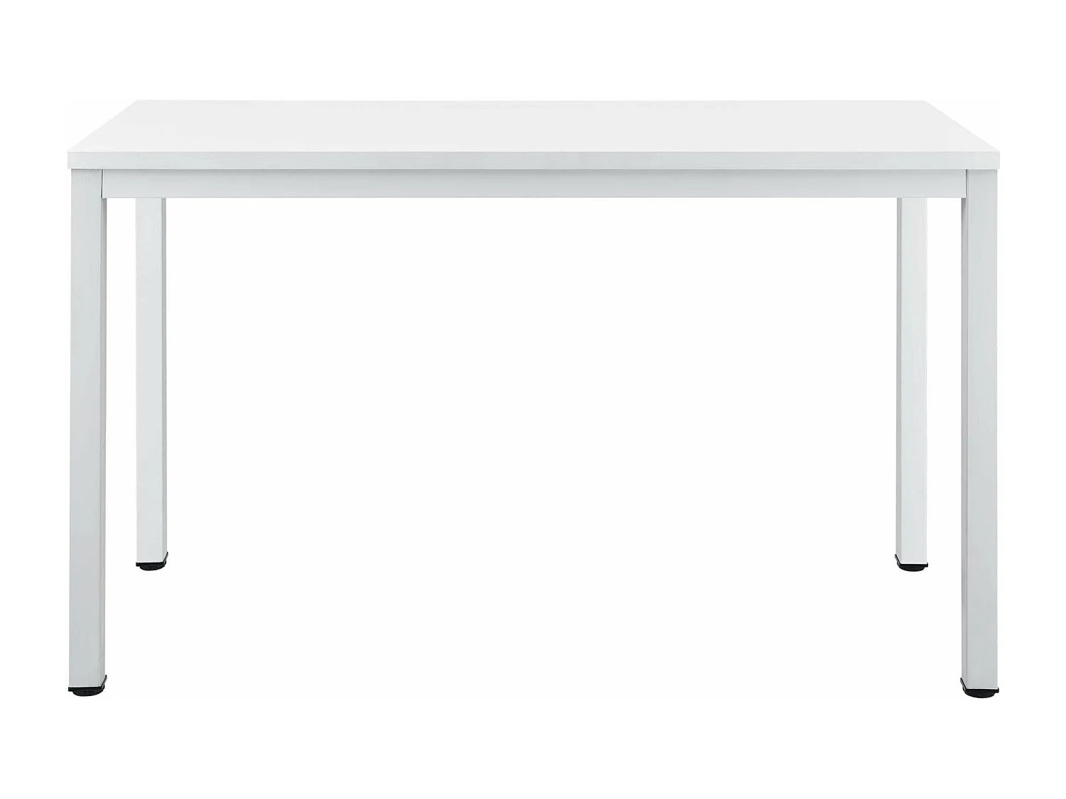 Bureau réglable d'ordinateur poste blanche 120 x 60 x 75 cm 03_0001158