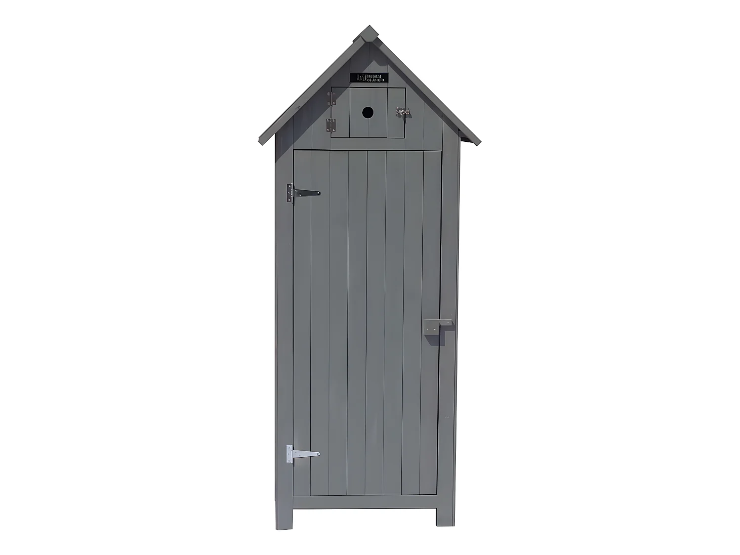 Gartenschrank "Cabanon"  - 77 x 54,5 x 179 cm - Anthrazit