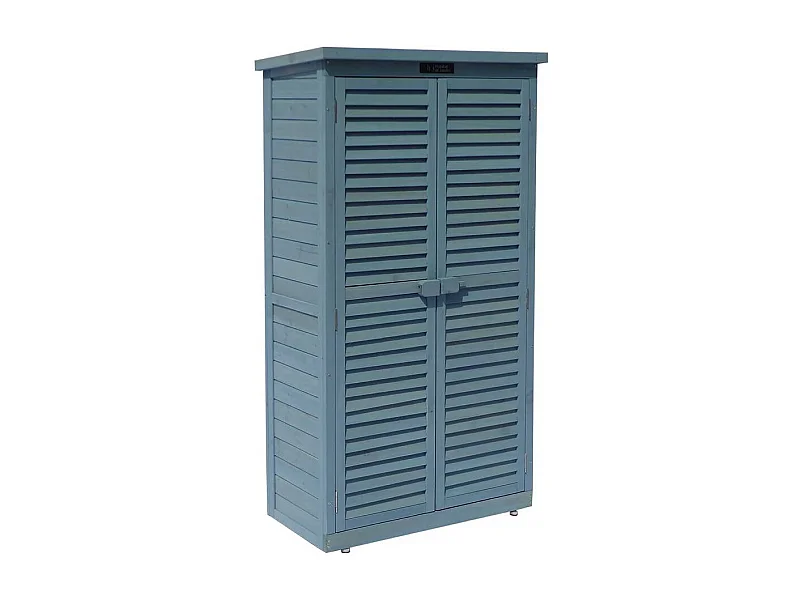 Armoire de jardin "Space" - 87 x 46.5 x 160 cm - Bleu ciel