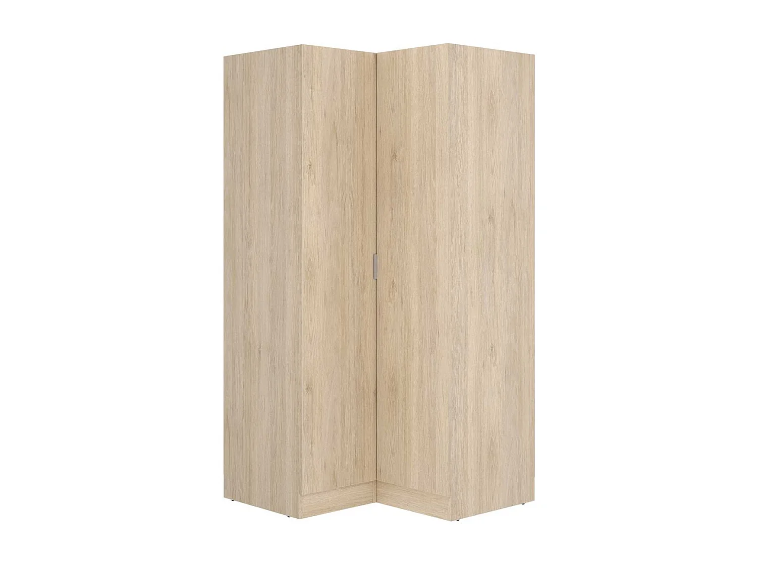 Armario esquinero Essen 2 puertas natural 184,2x92,5x90,5 cm