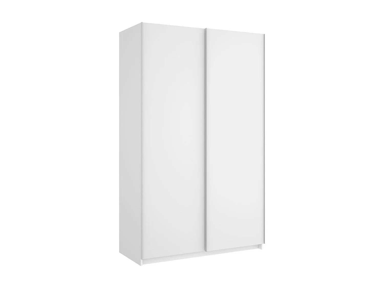 Armario Slide 2 puertas correderas blanco 200x120x58 cm