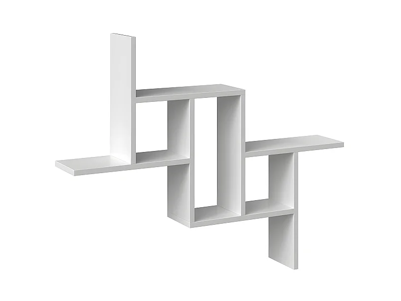 HILLY - Mensola moderna da parete - Dimensioni: 85x15x73,5 cm - Mobile contenitore da parete