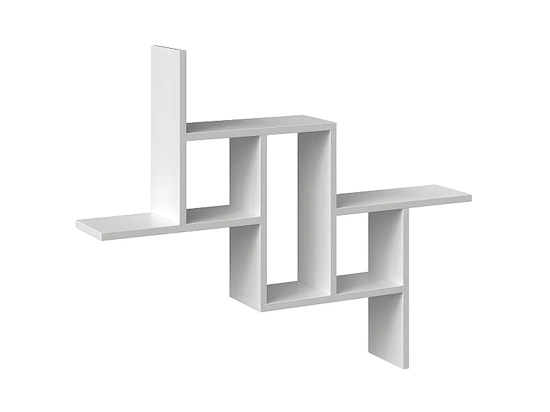 HILLY - Mensola moderna da parete - Dimensioni: 85x15x73,5 cm - Mobile contenitore da parete