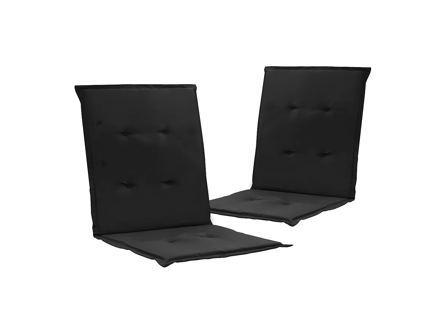 lot de 2 coussins noire 100 x 50 x 3 cm DEC021688