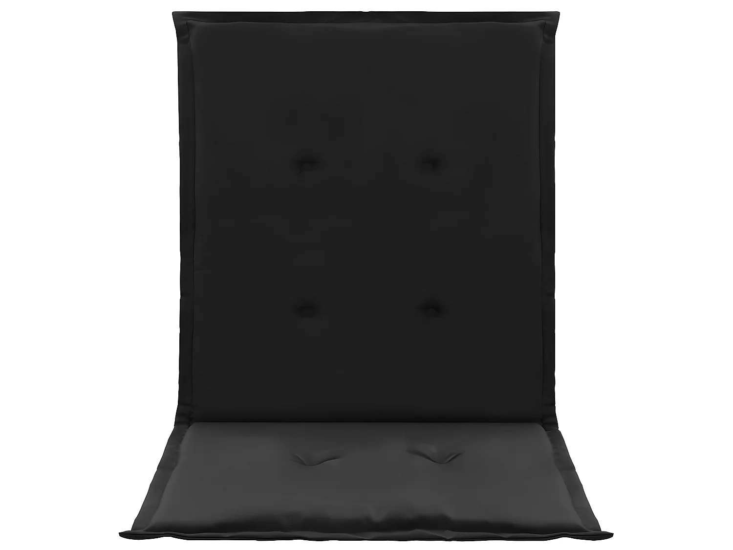 lot de 2 coussins noire 100 x 50 x 3 cm DEC021688
