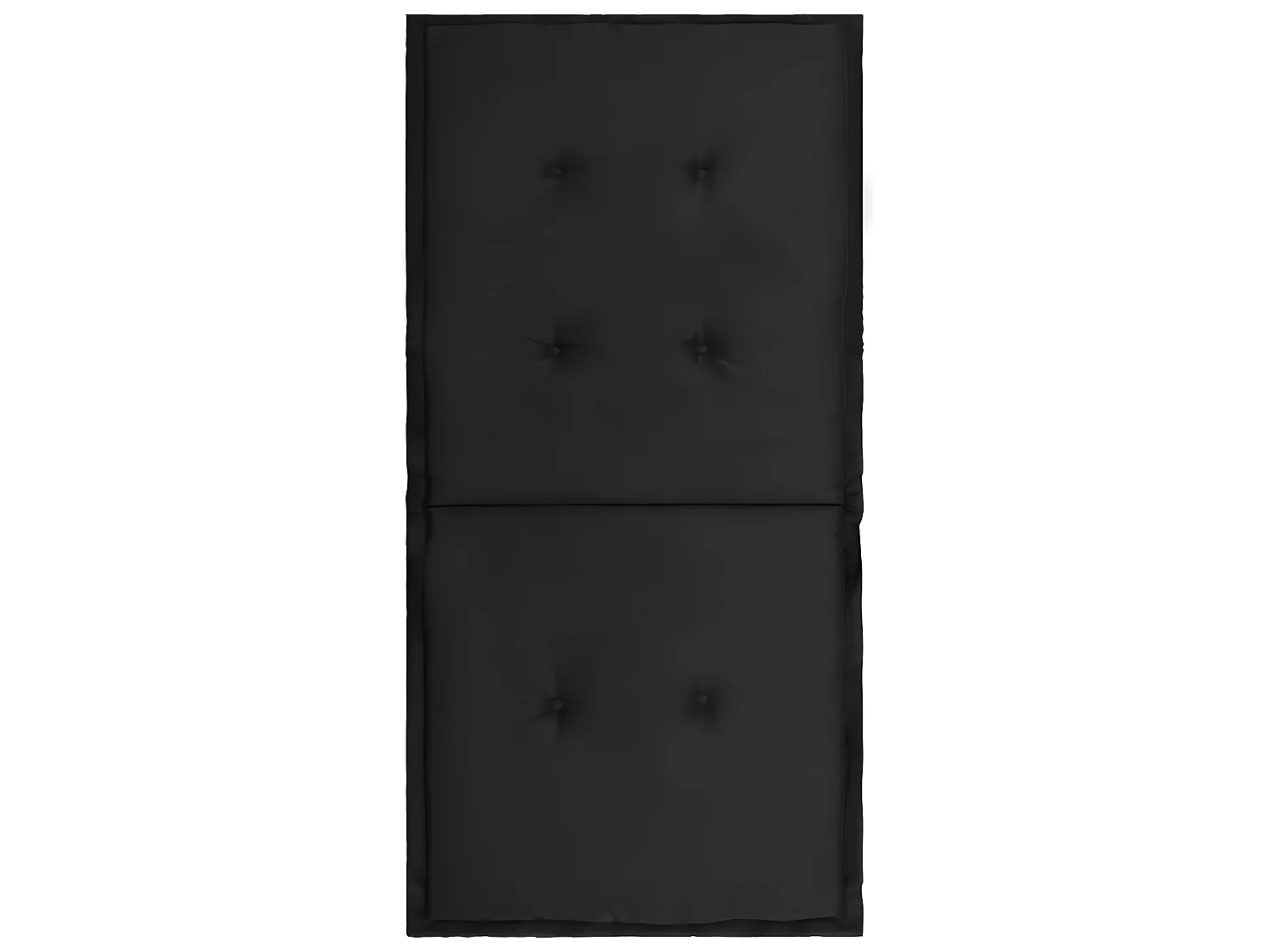 lot de 2 coussins noire 100 x 50 x 3 cm DEC021688