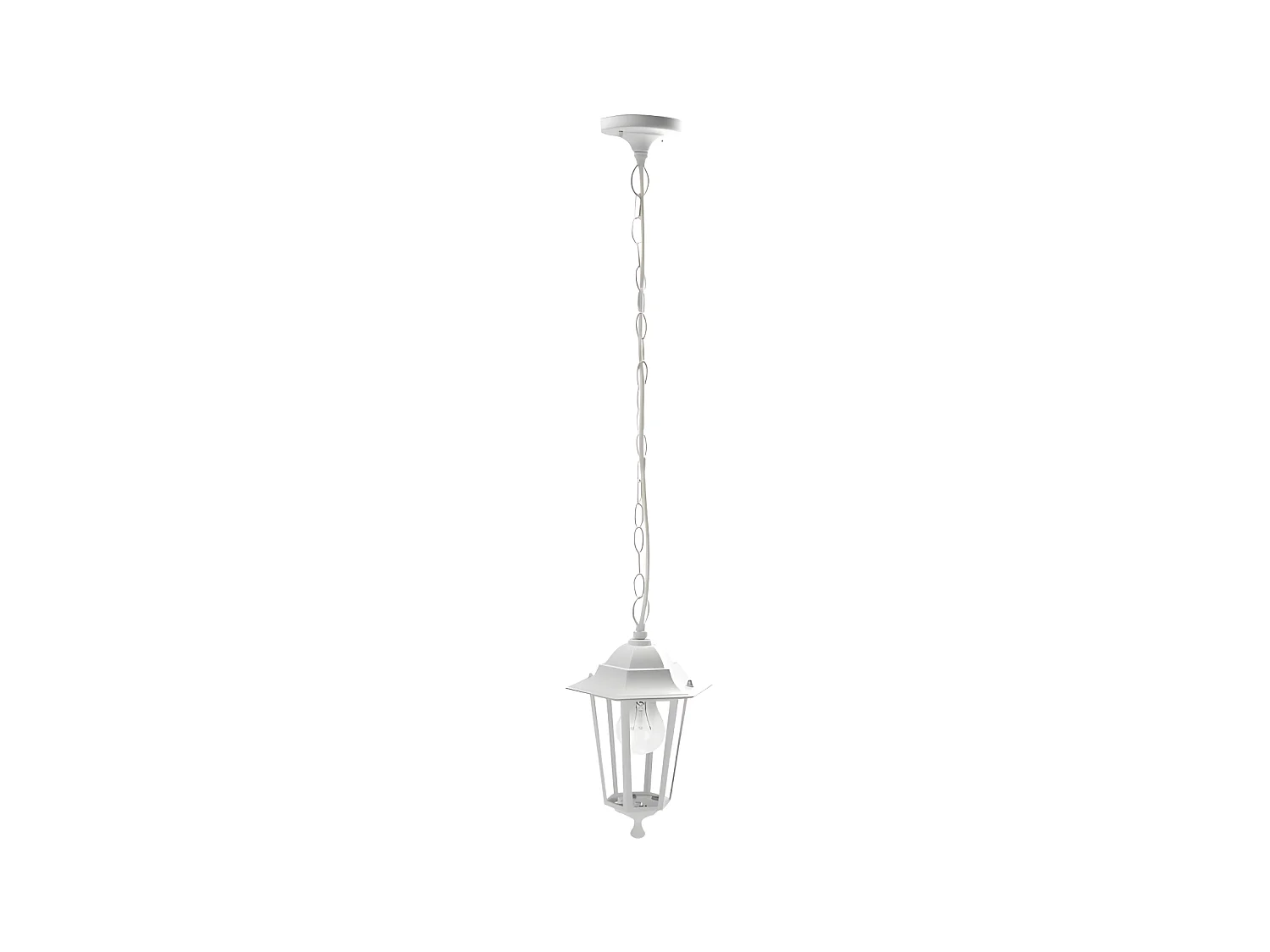 Plafonnier extérieur en blanc AURIGA Modèle FABRILAMP