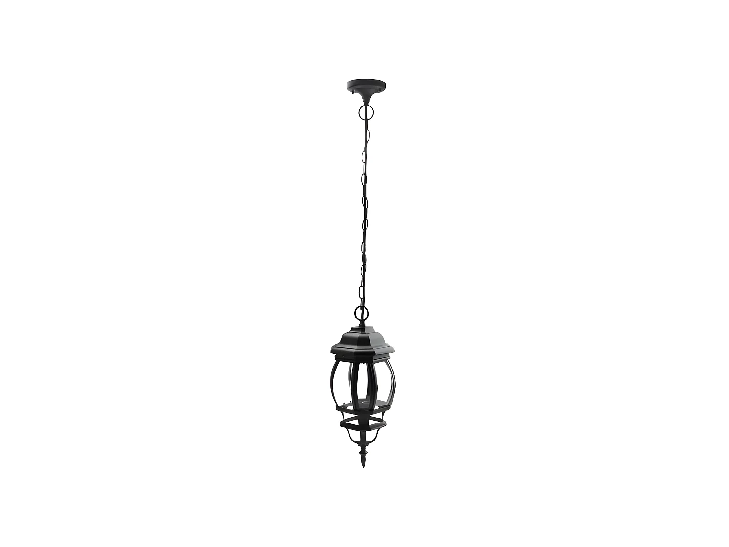 Plafonnier en aluminium pour la série de caelum noir IP 44 FABRILAMP