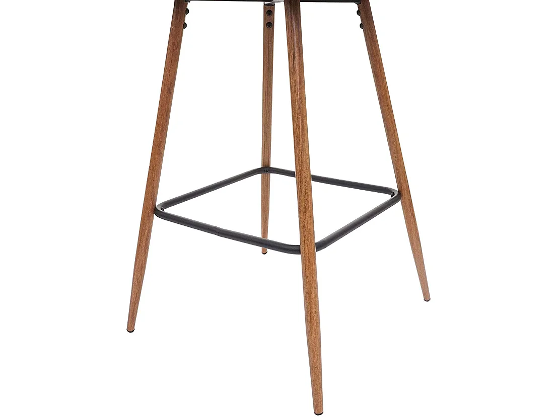 Lot de 2 tabourets tissu crème 54 x 50 x 100 cm TDB04069