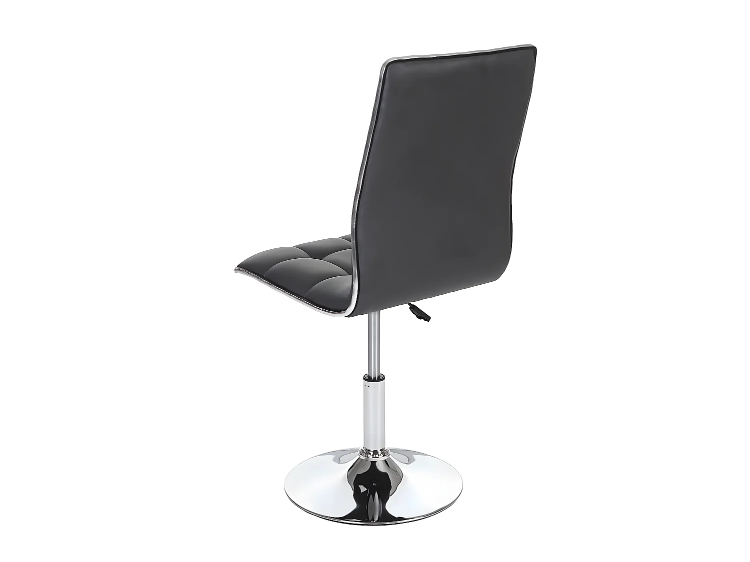 Lot de 6 chaises de salle à manger hauteur réglable en synthétique gris CDS04292