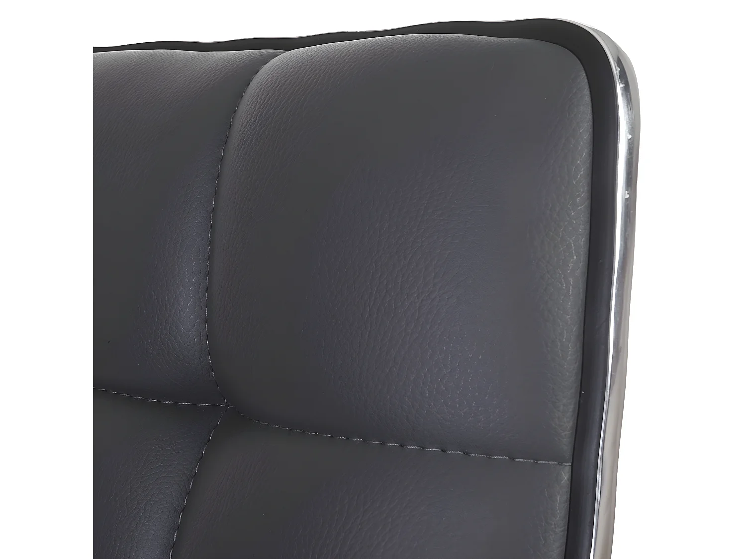 Lot de 6 chaises de salle à manger hauteur réglable en synthétique gris CDS04292