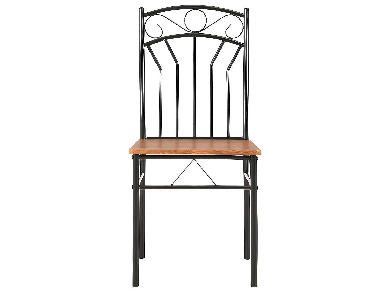 Lot de 6 chaises de salle à manger cuisine design simple et intemporel marron MDF CDS022581