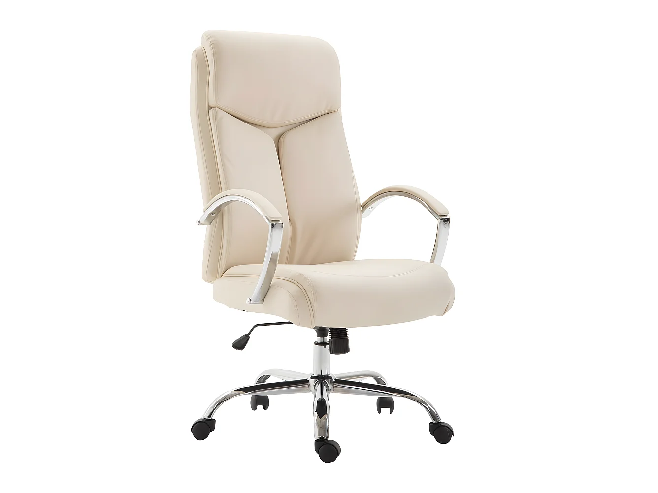 Fauteuil de bureau en crème 65 x 73 x 125 cm BUR10256