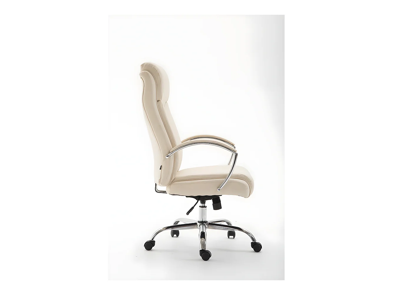 Fauteuil de bureau en crème 65 x 73 x 125 cm BUR10256