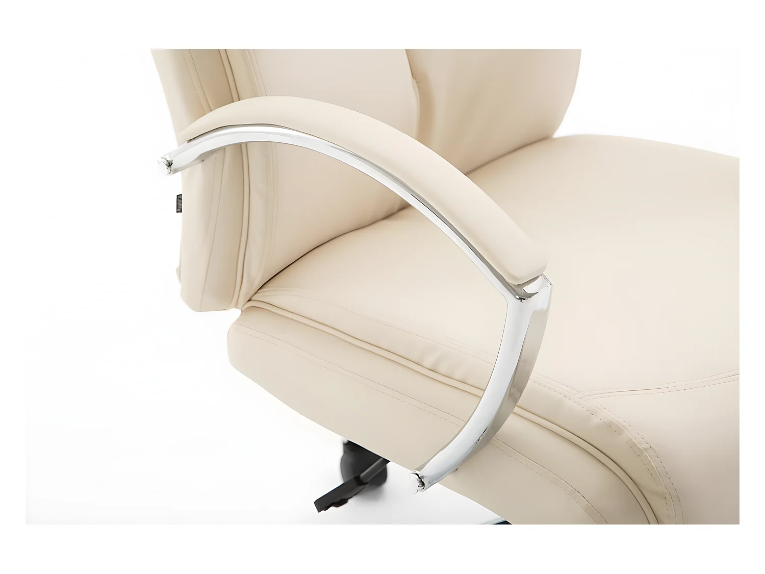 Fauteuil de bureau en crème 65 x 73 x 125 cm BUR10256