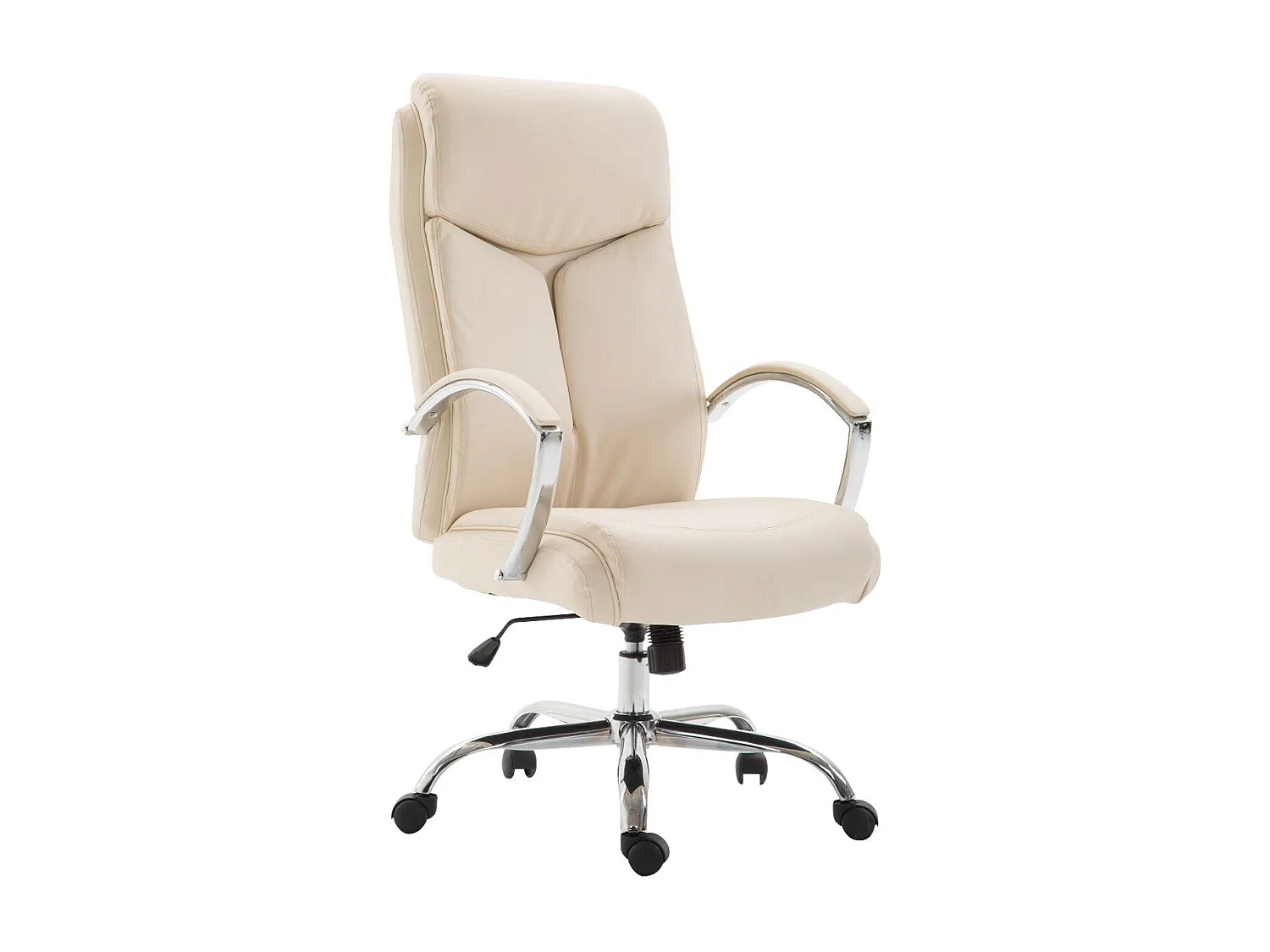 Fauteuil de bureau en crème 65 x 73 x 125 cm BUR10256