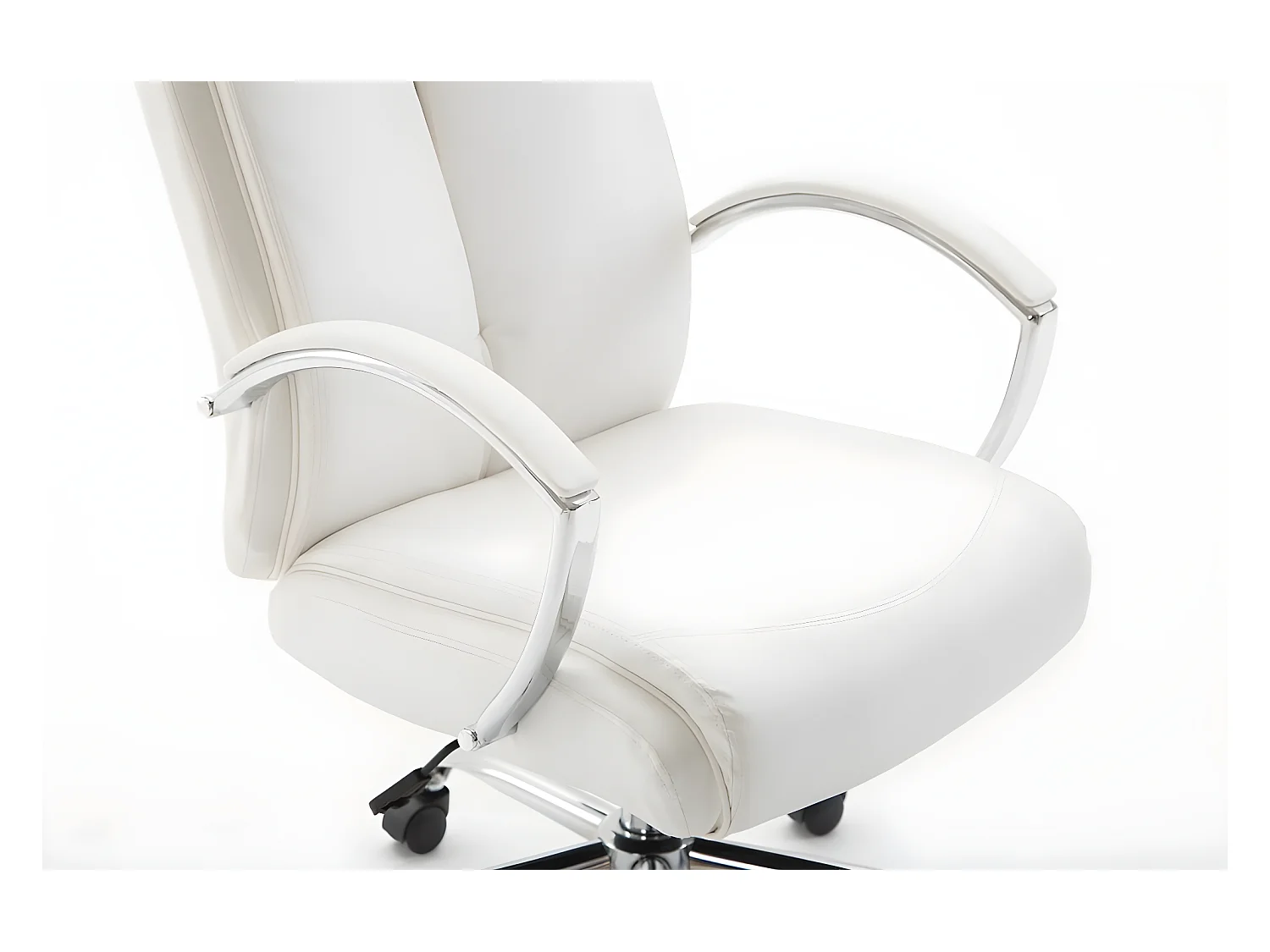 Fauteuil de bureau en blanche 65 x 73 x 125 cm BUR10260