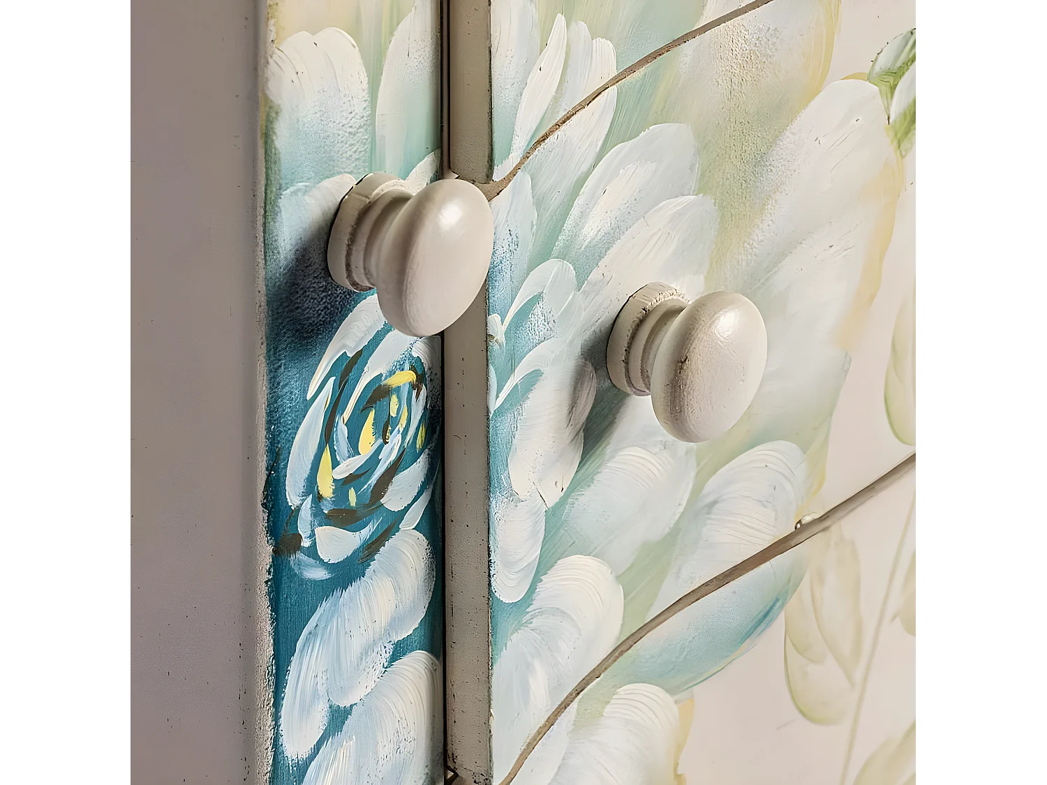 Mesilla De Noche Joyero Modelo Dalia Decorado De