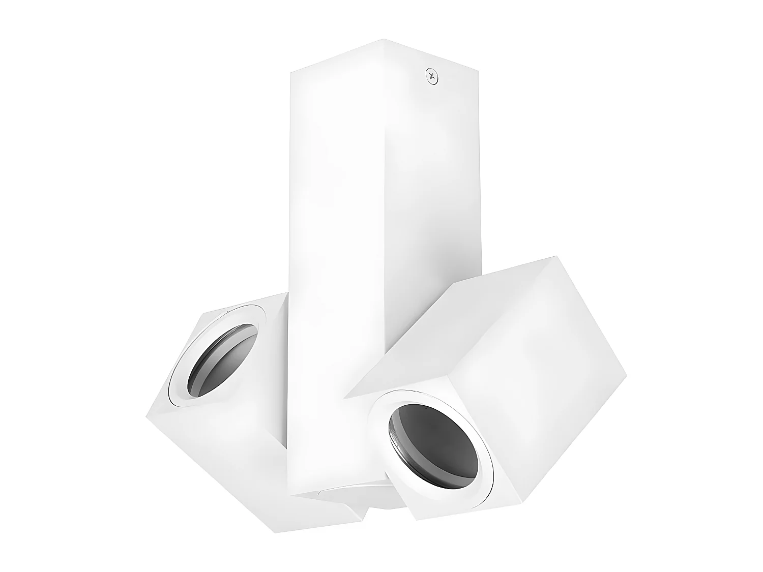 Foco Moderno De La Serie Nerja Blanco Doble Iluminacion Fabrliamp