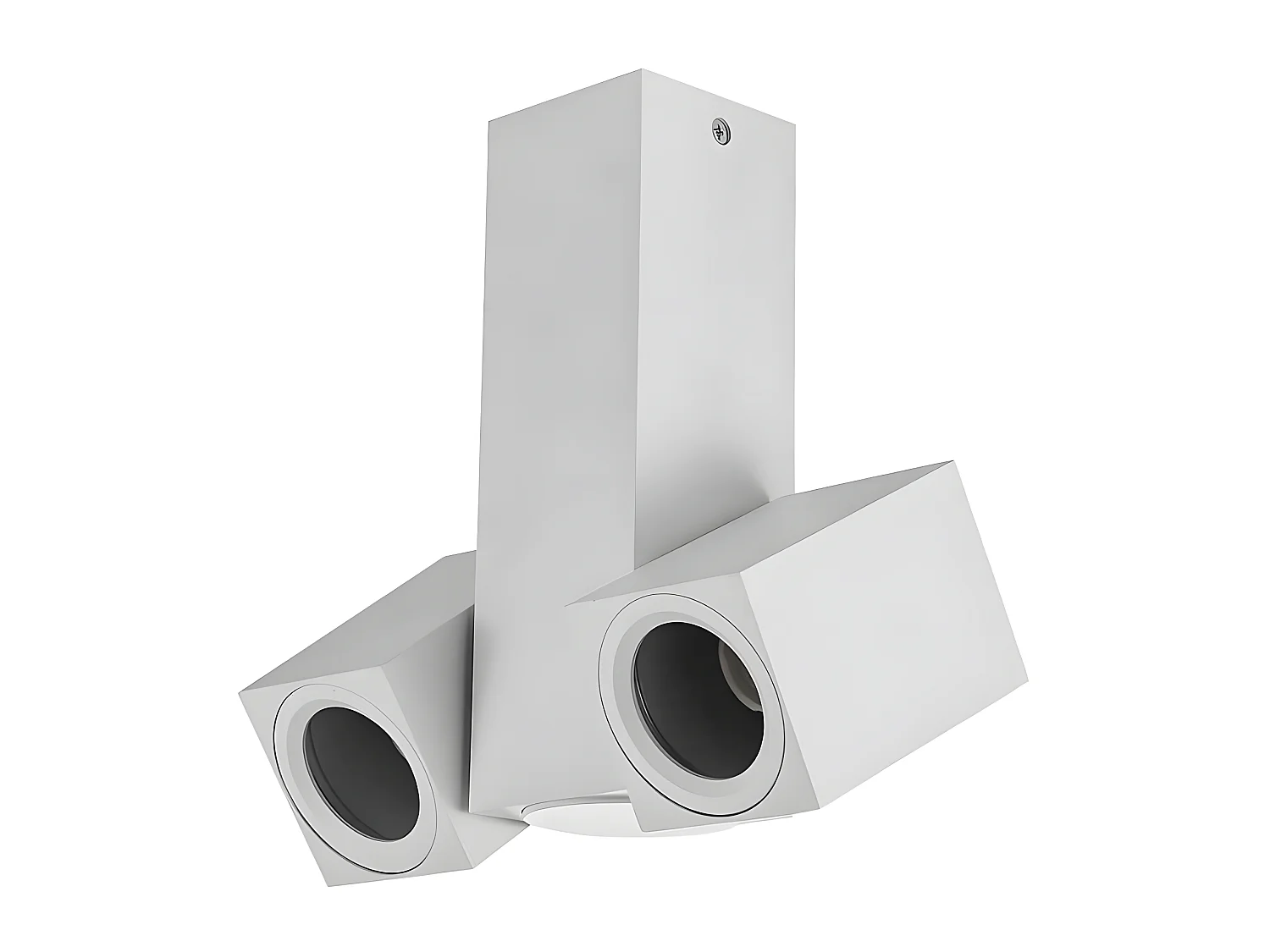 Foco Moderno De La Serie Nerja Blanco Doble Iluminacion Fabrliamp