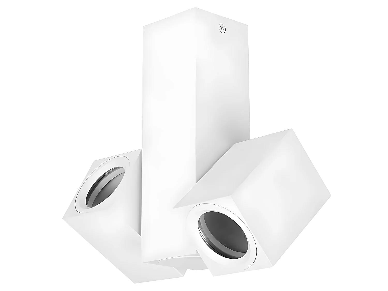 Foco moderne de la série Nerja Double éclairage blanc FABRLIAMP