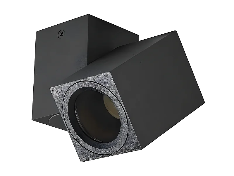 Foco Orientabile 360o modello Nerja finitura Nero FABRILAMP