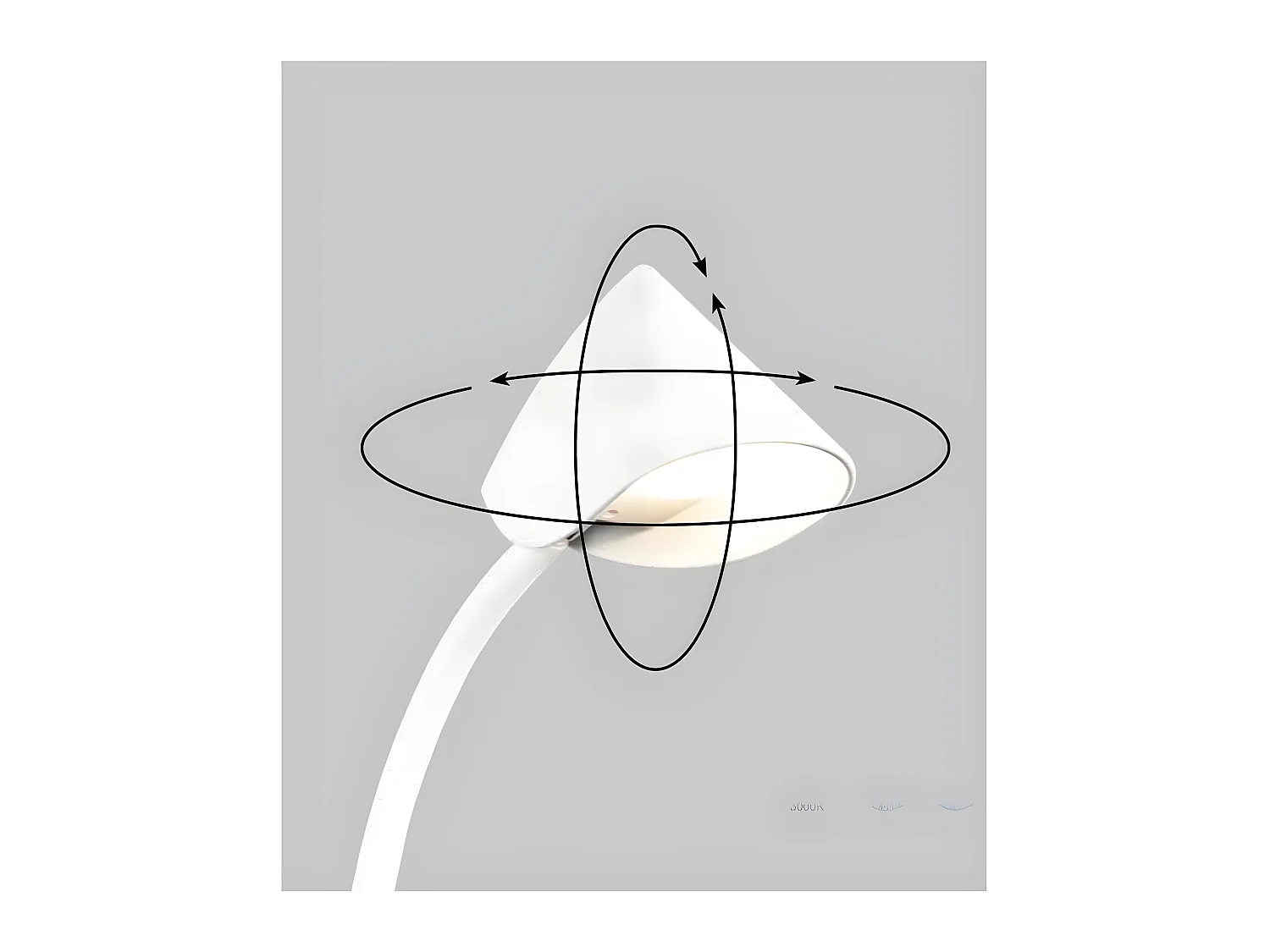 DESKTOP LED CAPPUCCINA blanc 8.5w MANTRA