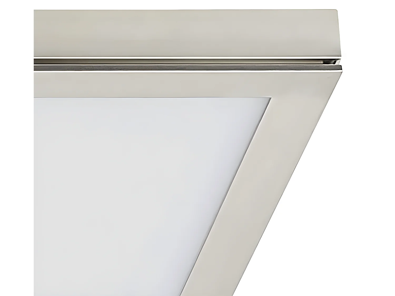 Panneau LED rectangulaire TIVOLI nickel FABRILAMP