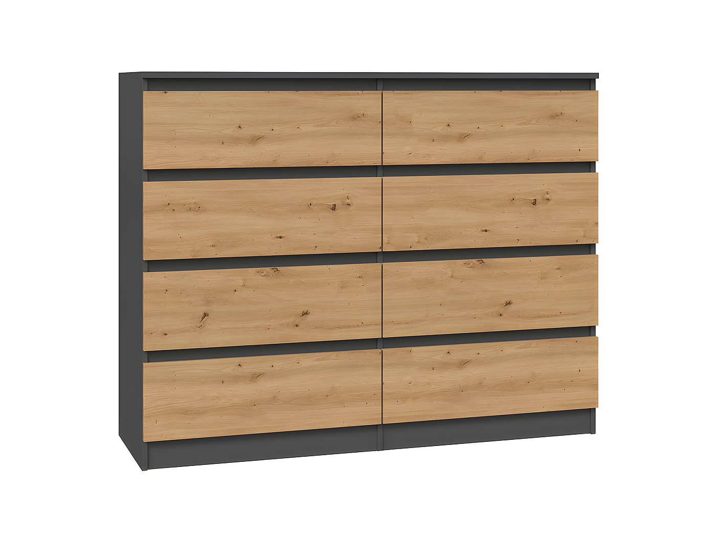 YITAHOME - Comò in legno, comò per camera da letto, 6 cassetti con