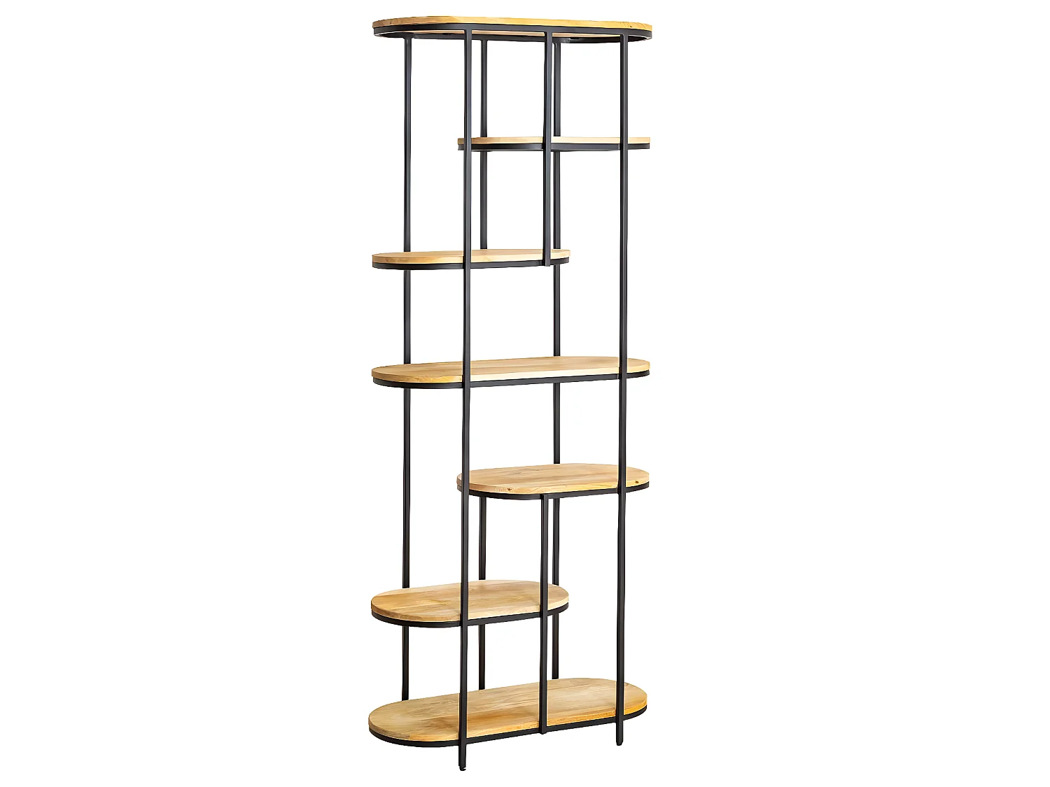 Etagère en bois de manguier et métal Owen