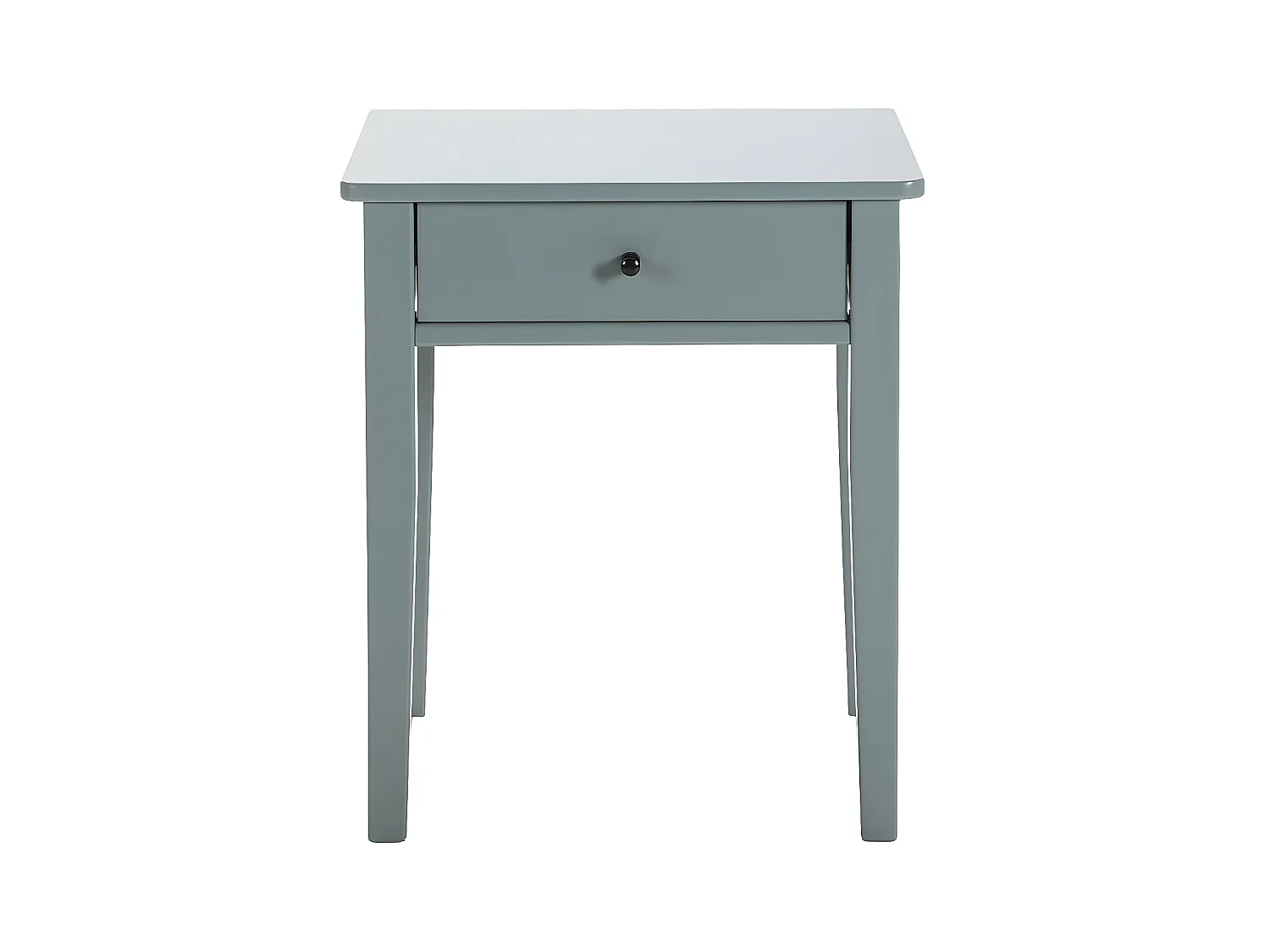 COLINA - Chevet 1 Tiroir MDF et Pin Coloris Vert Pétrole